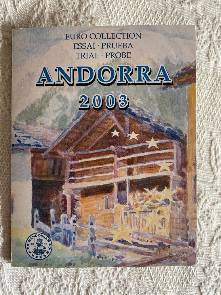 Muntset, trial Andorra 2003, Ophalen of Verzenden, Overige landen, Overige waardes, Setje