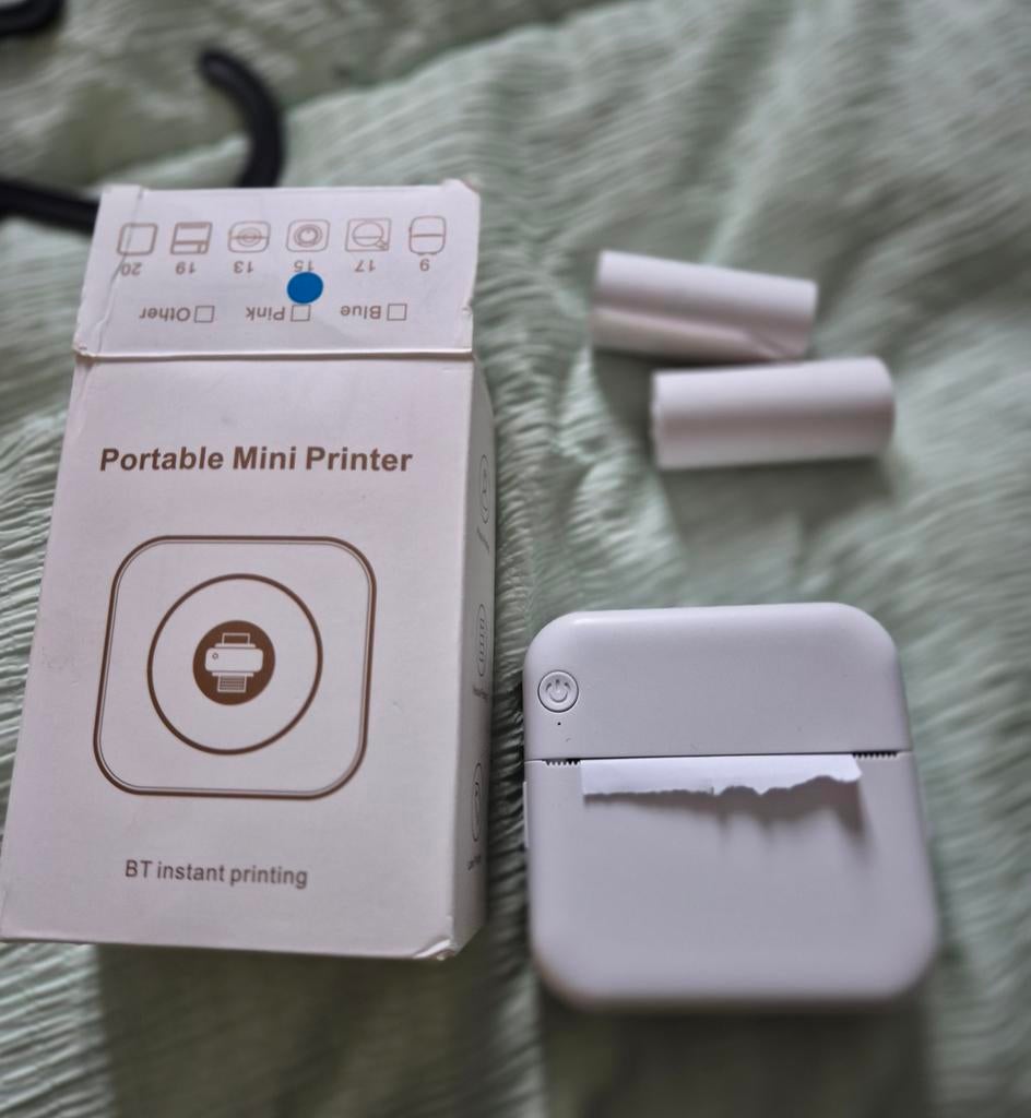 Kleine Draagbare Printer - Mini Printer, Ophalen of Verzenden, Zo goed als nieuw, Generic