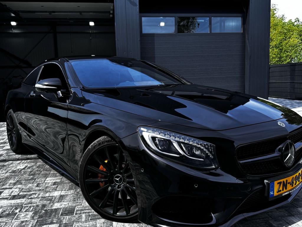Mercedes S-Klasse S 500 AMG Swarovski HUD massage stoelen, Auto's, 4 stoelen, Zwart, USB, Vierwielaandrijving