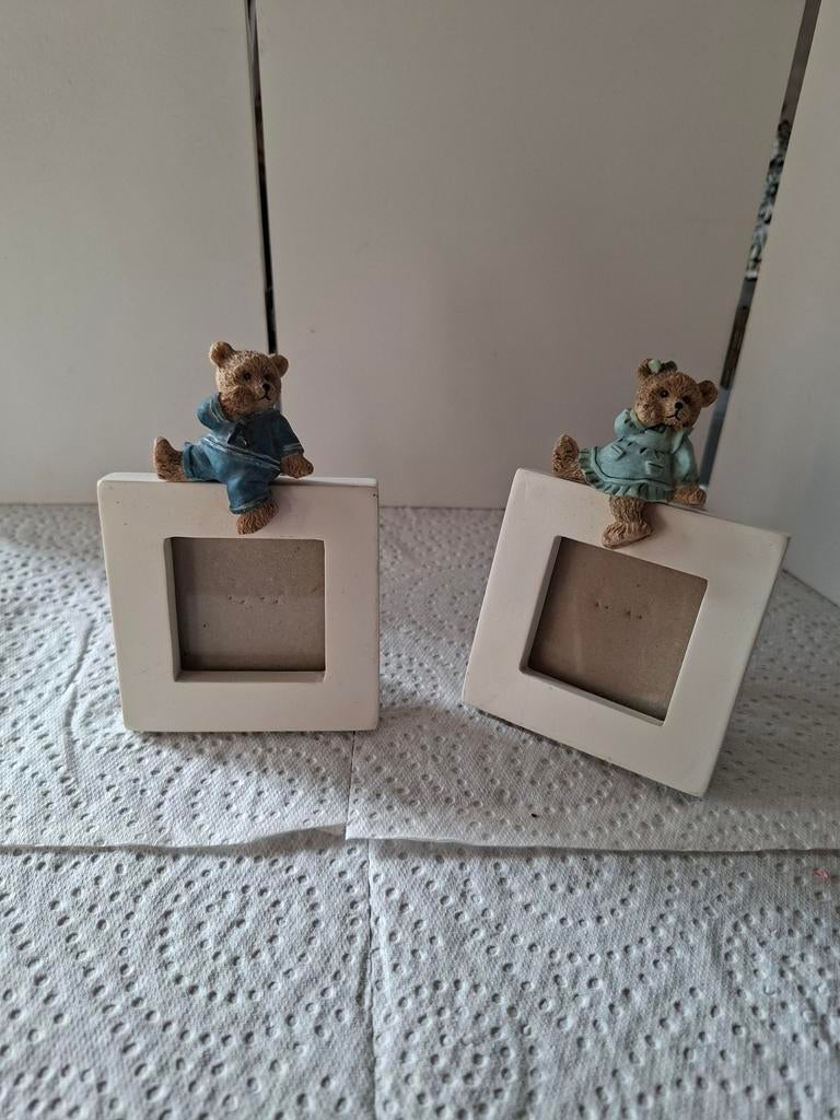 2 Beren fotolijstjes ️❤️, Ophalen of Verzenden