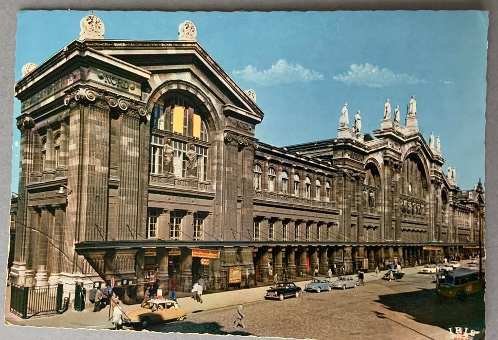 Paris , Gare du Nord, Ophalen of Verzenden, Gelopen, Frankrijk