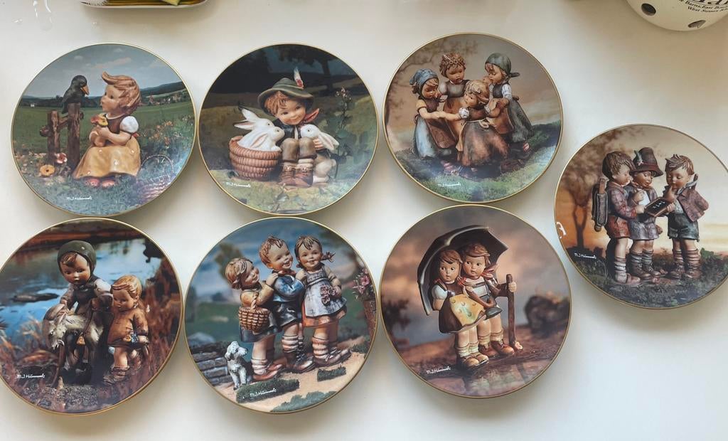 7 bordjes van Hümmel, Ophalen