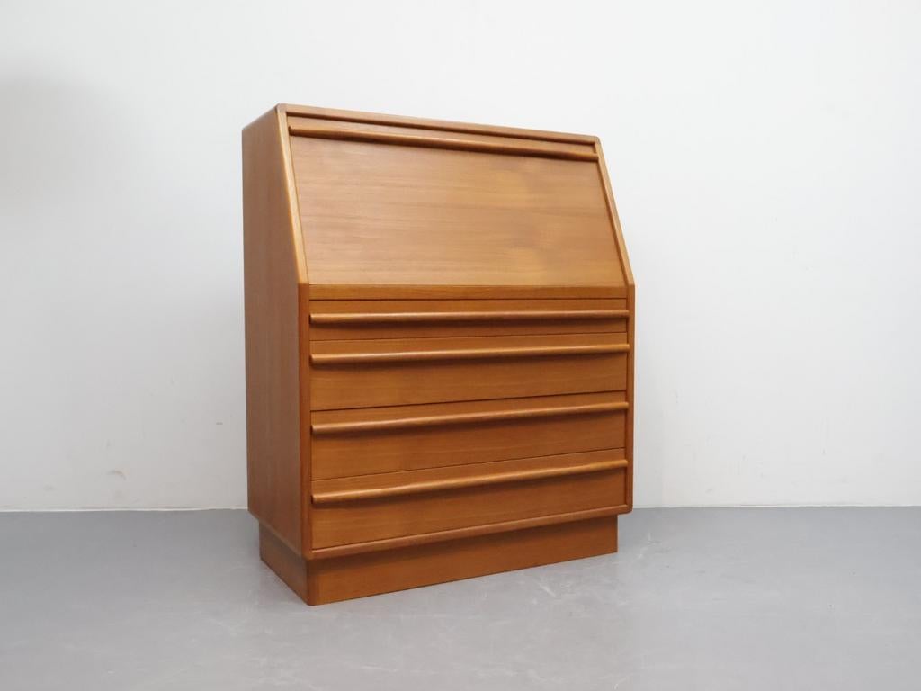 Vintage secretaire | Tørring møbelfabrik | Massief teakhout, Huis en Inrichting, Kasten | Secretaires, Ophalen, Tørring møbelfabrik