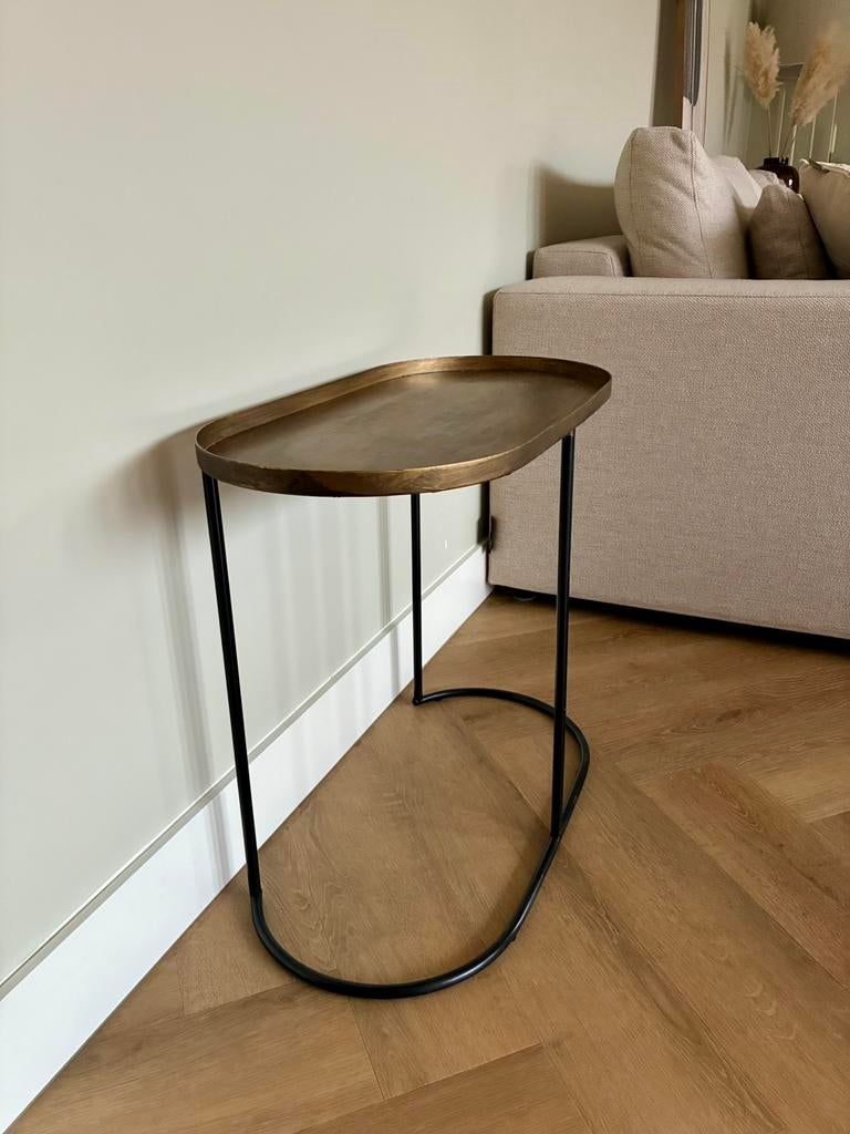 Bijzettafeltje, 45 tot 60 cm, Minder dan 55 cm, Gebruikt, Rond