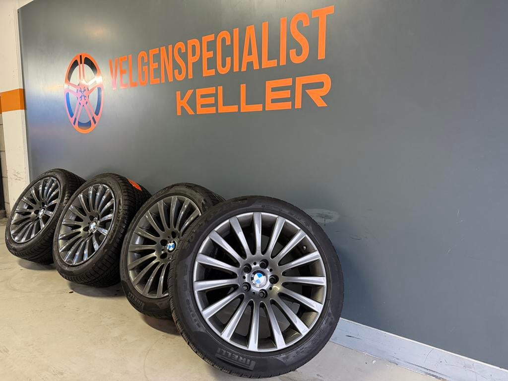 Bmw 5 6 serie (gt) 19 inch Style 235 breedset velgen Pirelli, Ophalen of Verzenden, 19 inch, Winterbanden, Banden en Velgen