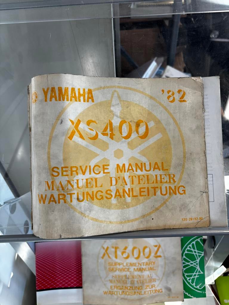 Yamaha XS400 Service Manual '82, Ophalen of Verzenden, Yamaha