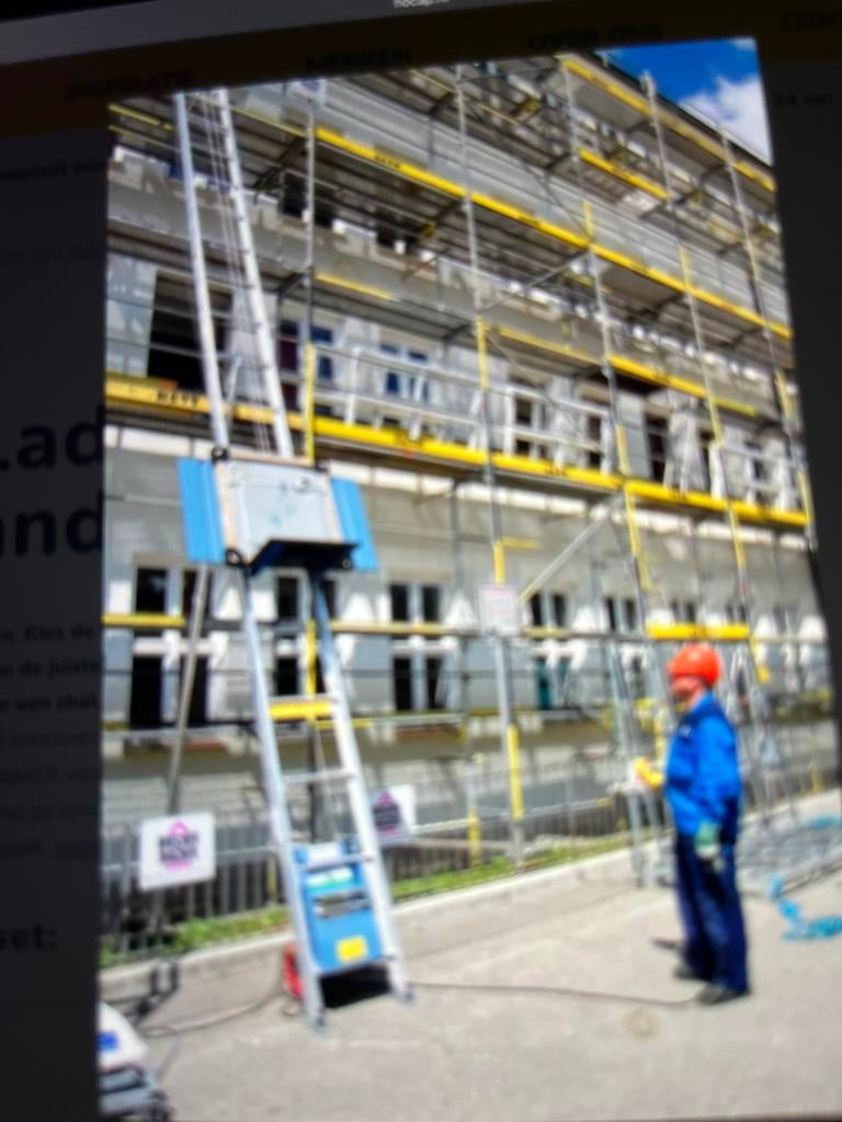Demontable ladderlift te huur, Doe-het-zelf en Verbouw, Gereedschap | Handgereedschap, Ophalen of Verzenden