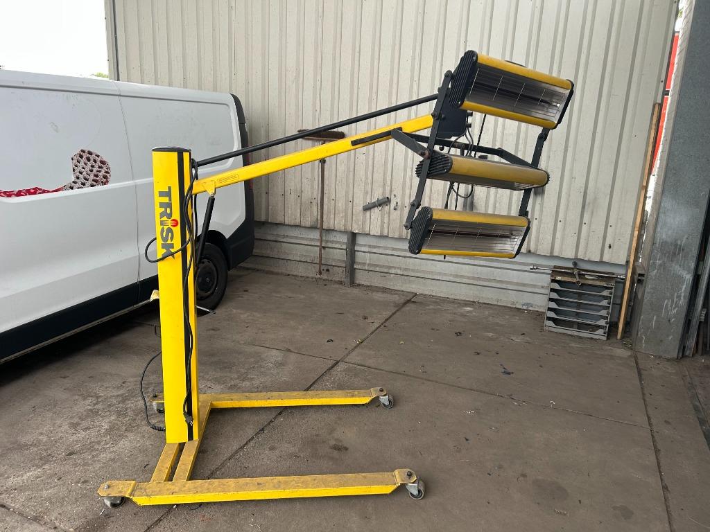 Infrarood Straler / Droger met 1 cassete 3 lampen 3000Watt, Ophalen