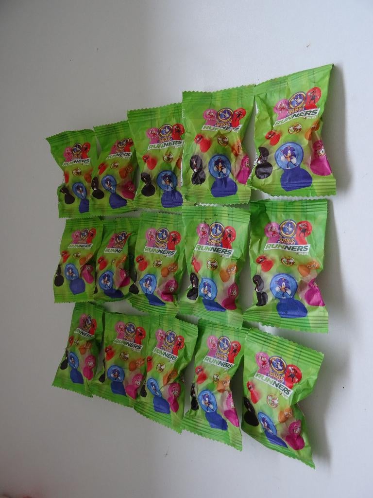 15 ongeopende  Sonic Runners van de  PLUS  voor   € 1,50, Verzamelen, Supermarktacties, Plus, Ophalen of Verzenden