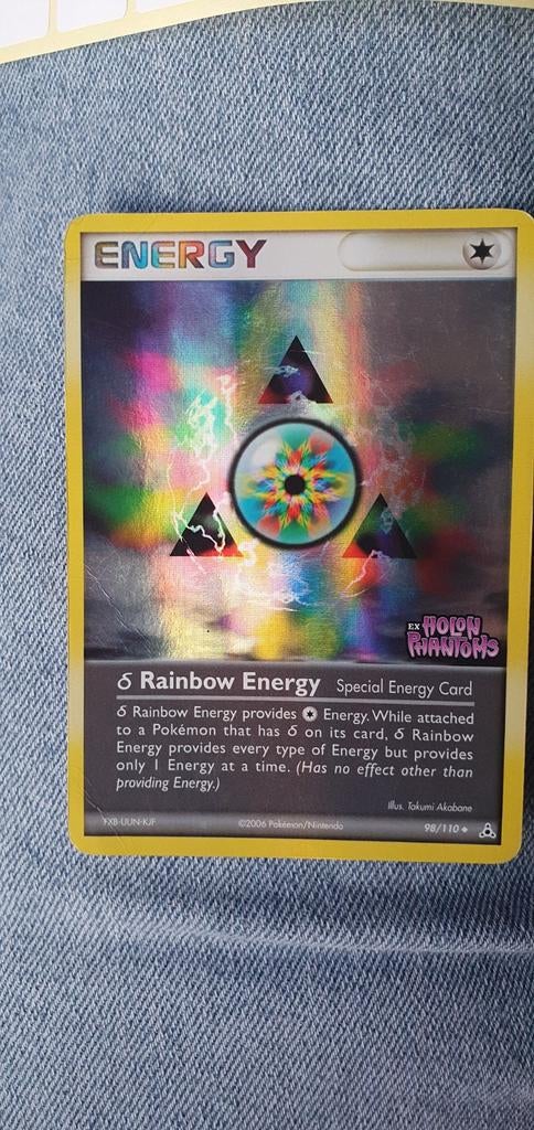 Energy 98/110 holon phantoms pokemon kaart, Ophalen of Verzenden, Zo goed als nieuw