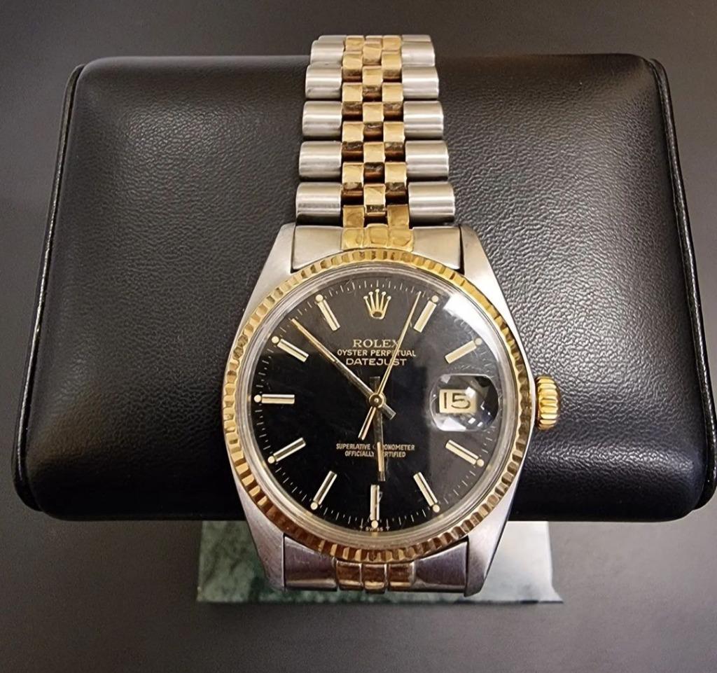 Rolex Datejust 36mm goud staal inruil mogelijk, Sieraden, Tassen en Uiterlijk, Horloges | Heren, Gebruikt, Rolex, Polshorloge