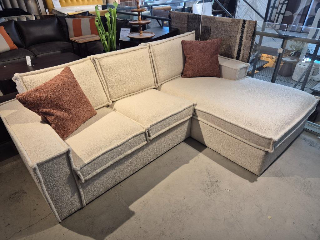 LOUNGEBANK Toronto 240/170cm incl 5 jaar garantie, Ophalen of Verzenden, Nieuw, Stof