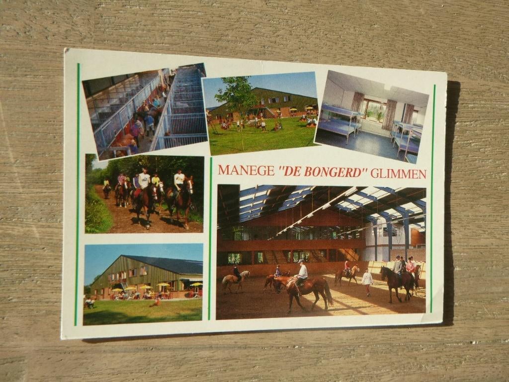 Glimmen, manege de Bongerd/interieur, Verzenden, 1980 tot heden, Gelopen, Noord-Brabant