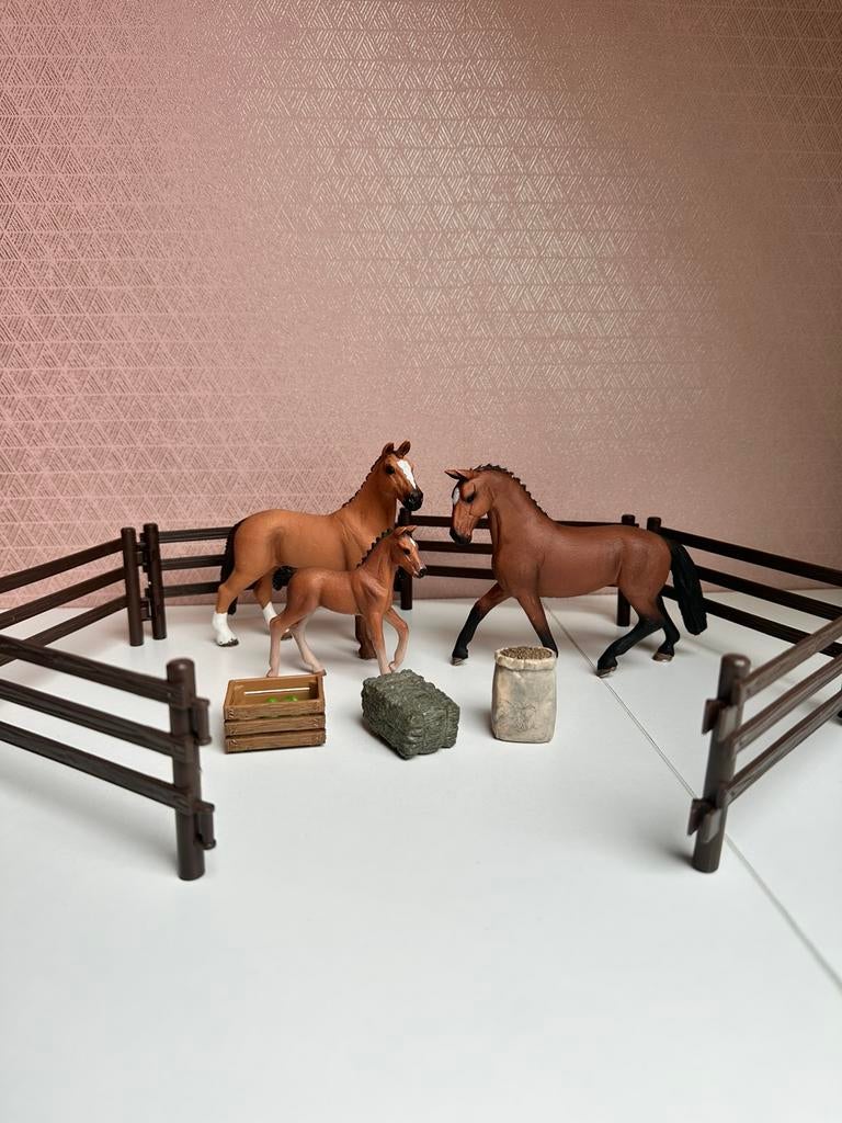 Scleich paard hannover set, Ophalen of Verzenden, Zo goed als nieuw