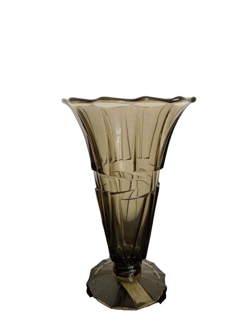 Antieke glazen vaas., Antiek en Kunst, Ophalen of Verzenden