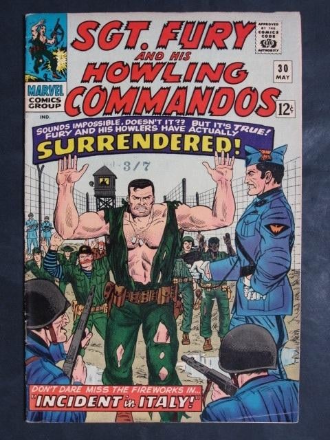 Sgt Fury and His Howling Commandos #30 Marvel 1966, Boeken, Amerika, Verzenden, Gelezen, Eén comic