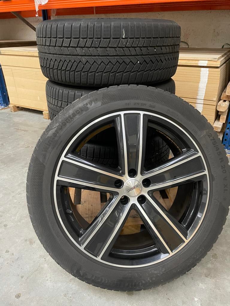 Lichtmetalen velgen met winterbanden Volvo XC90, Gebruikt, 275 mm, Banden en Velgen, Personenwagen