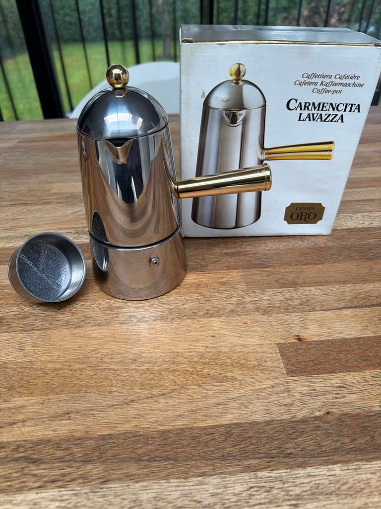 Carmencita Lavazza linea Oro koffie potje, Ophalen of Verzenden, Koffiemachine