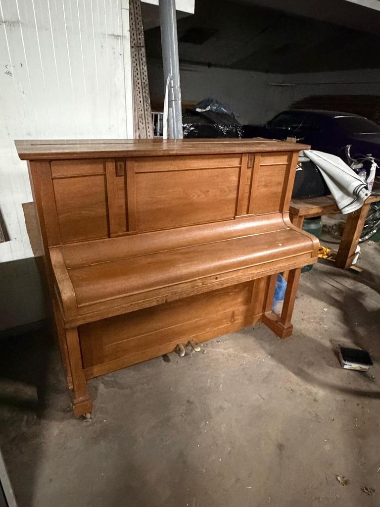 Gustav Fiedler Leipzig Piano 11890, Ophalen, Gebruikt, Bruin, Piano