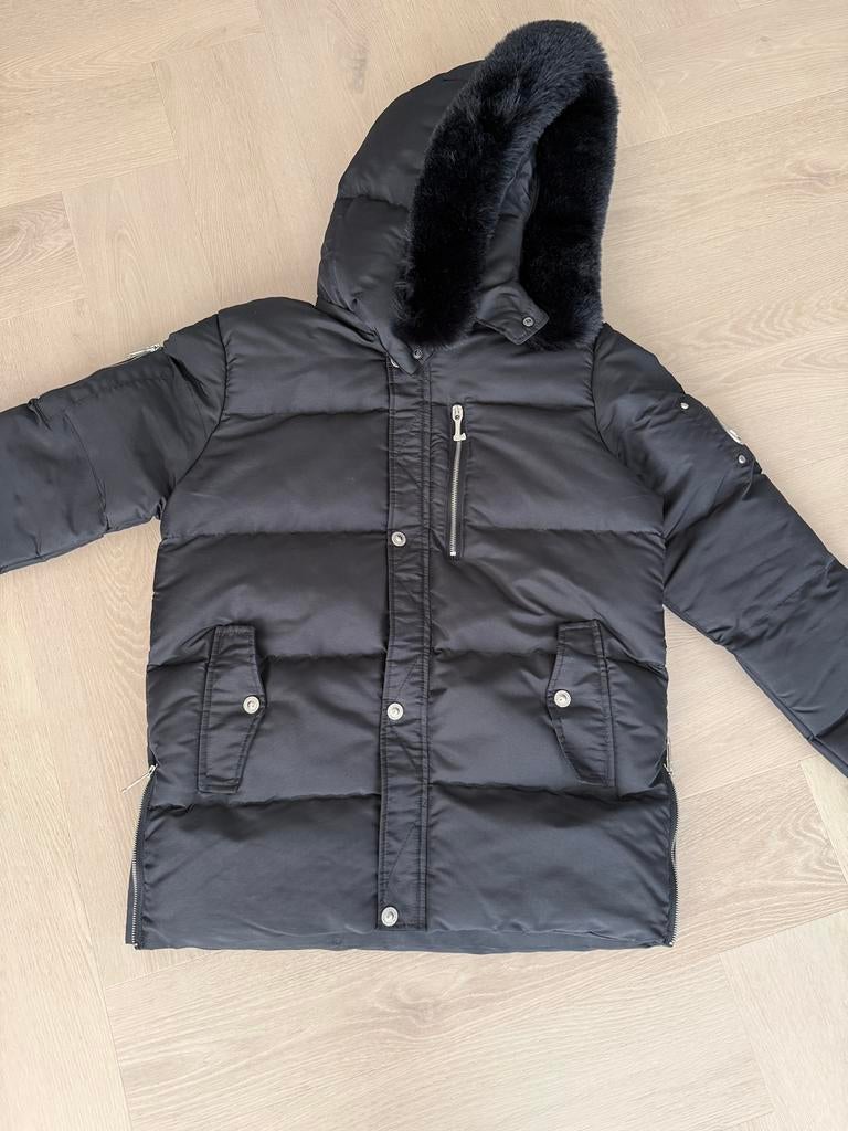Moose Knuckles één op één zgan, Ophalen, Zo goed als nieuw, Maat 48/50 (M), Zwart