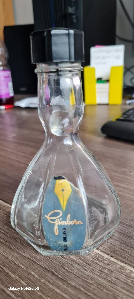 Gimborn inktpotje, Overige typen, Zo goed als nieuw, Met reclame, Ophalen