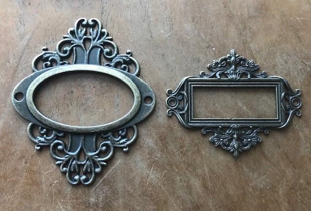 Etikethouder voor apothekerskast etiket greep ladekast, Verburgt Vintage, Nieuw, Ophalen of Verzenden, https://verburgtvintage.nl/#contact