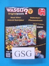 Mini wasgij 1 (onkruid bestrijden) 54 st nr. 19133-01, Ophalen, Minder dan 500 stukjes, Zo goed als nieuw