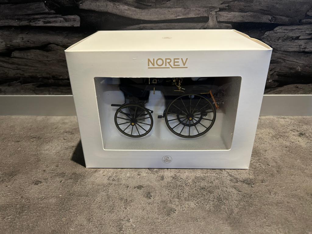 1:18 Norev Daimler Motorkutsche 1886, Ophalen of Verzenden, Nieuw, Auto, Norev