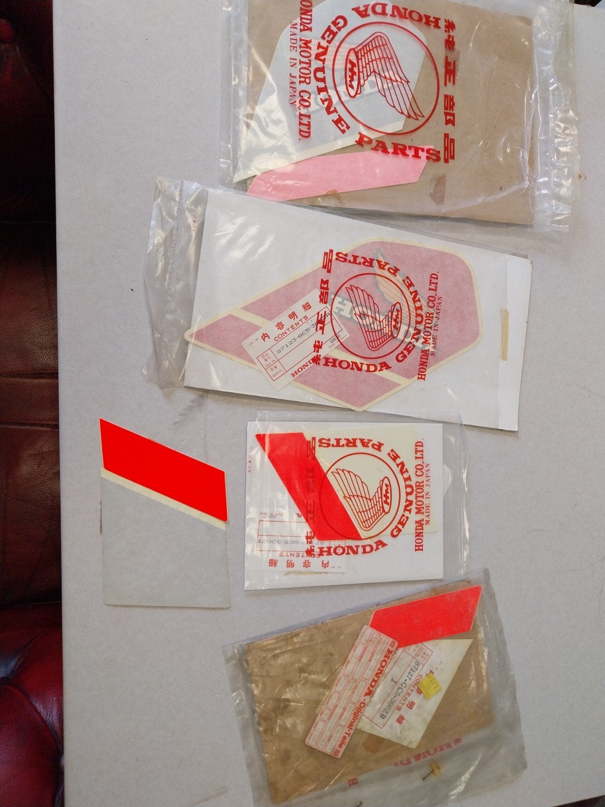 Honda MTX OT stickers. 5 stuks €50, Ophalen of Verzenden, Winkel, Super of Benzinepomp, Zegels, Bonnen of Punten