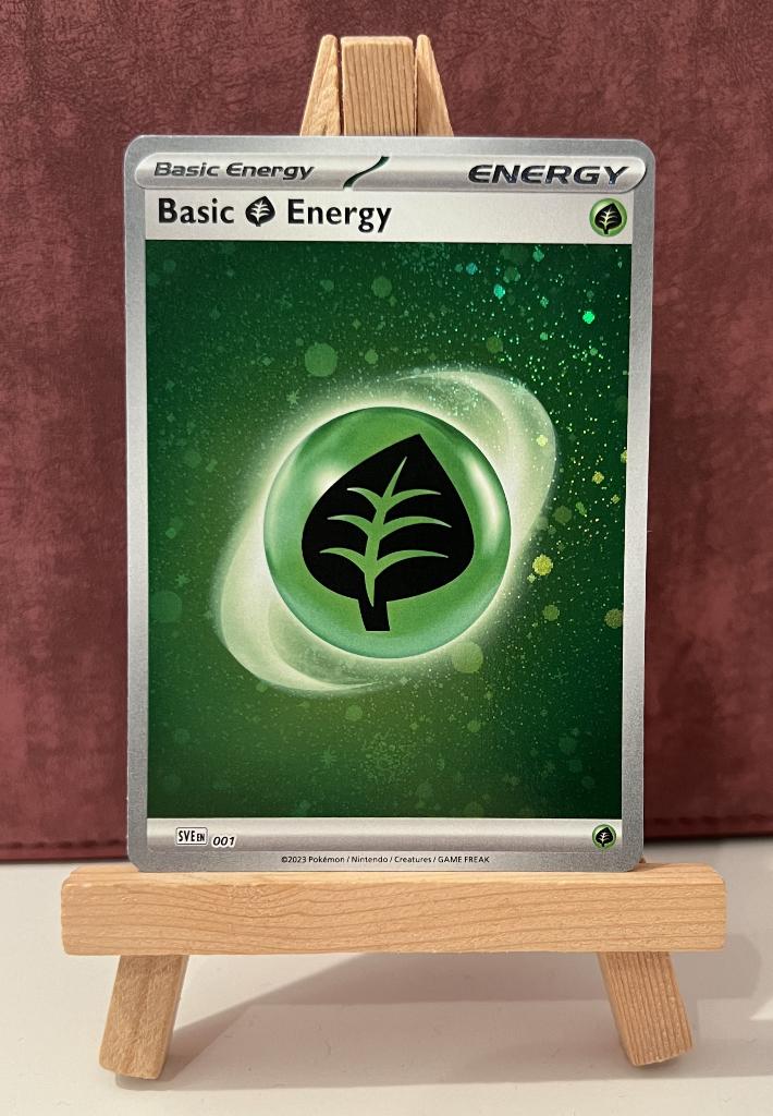 Grass Energy Holo 001 151 Pokémon Kaart, Verzenden, Nieuw, Losse kaart