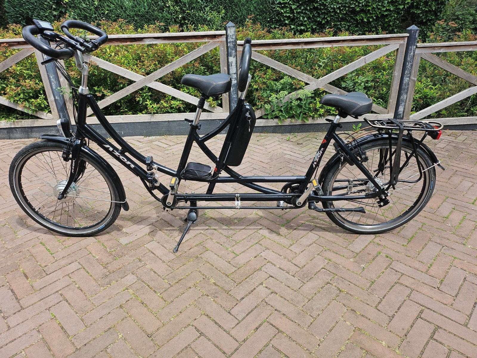 Azor vouwtandem Rohloff 14 versn.naaf elektr aandrijving., Fietsen en Brommers, Elektrische fietsen, Ophalen, Gebruikt, Overige merken