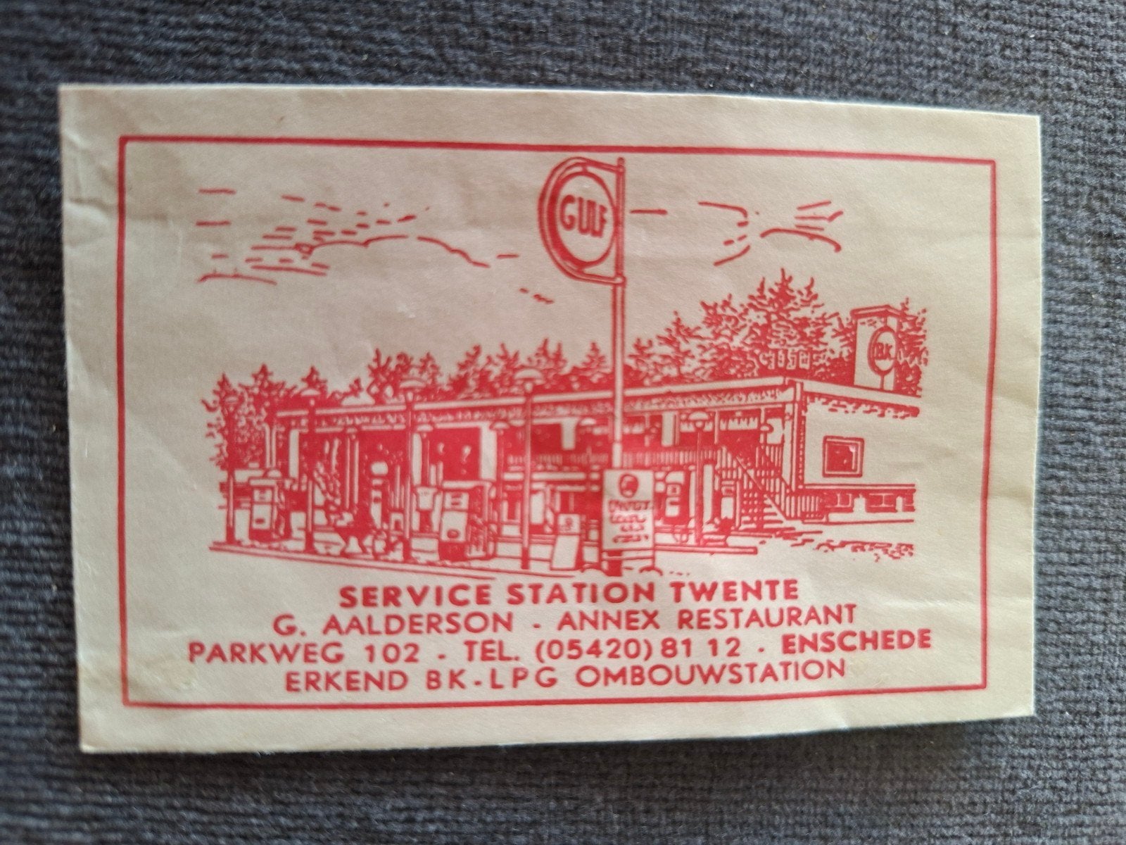 Enschede, Service station Twente annex rest.Gulf, Verzenden, Nederland