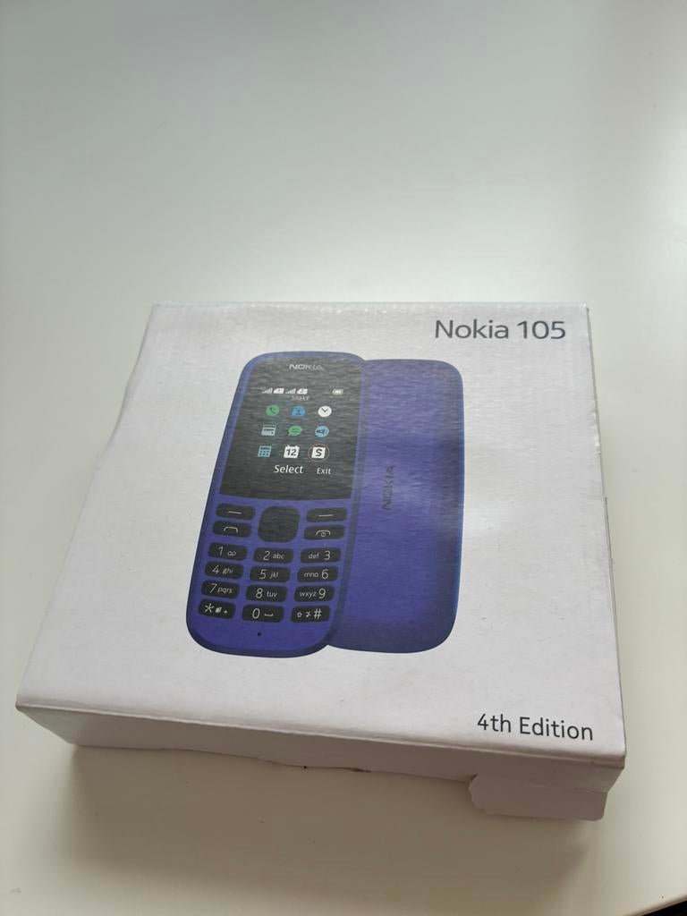Perfecte Nokia 105, Telecommunicatie, Ophalen of Verzenden, Zo goed als nieuw, Blauw