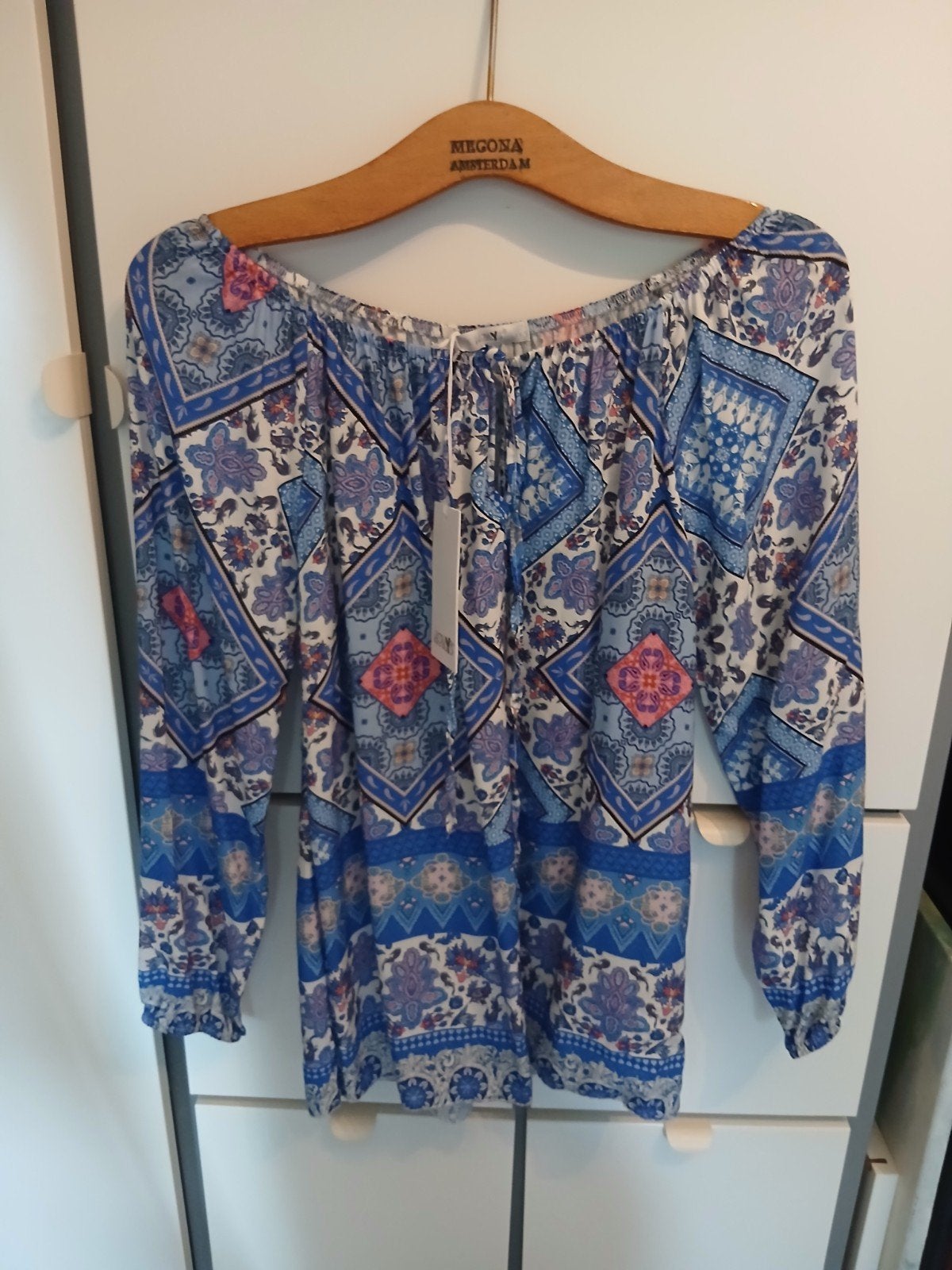 Hailys Lyra Boho Blouse - Maat XS, Blauw, Nieuw, Ophalen of Verzenden, Hailys