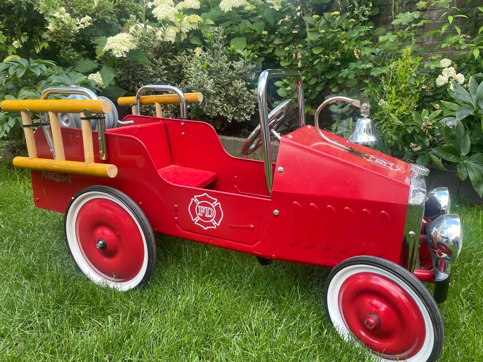 Marquant Brandweer Trapauto - Vintage Stijl, Ophalen, Zo goed als nieuw, Trapvoertuig