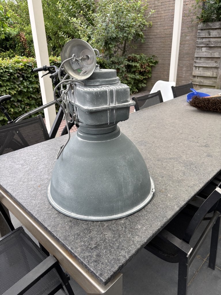 Mexlite Densi hanglamp industrieel betonlook, Ophalen, Zo goed als nieuw, E27 (groot)