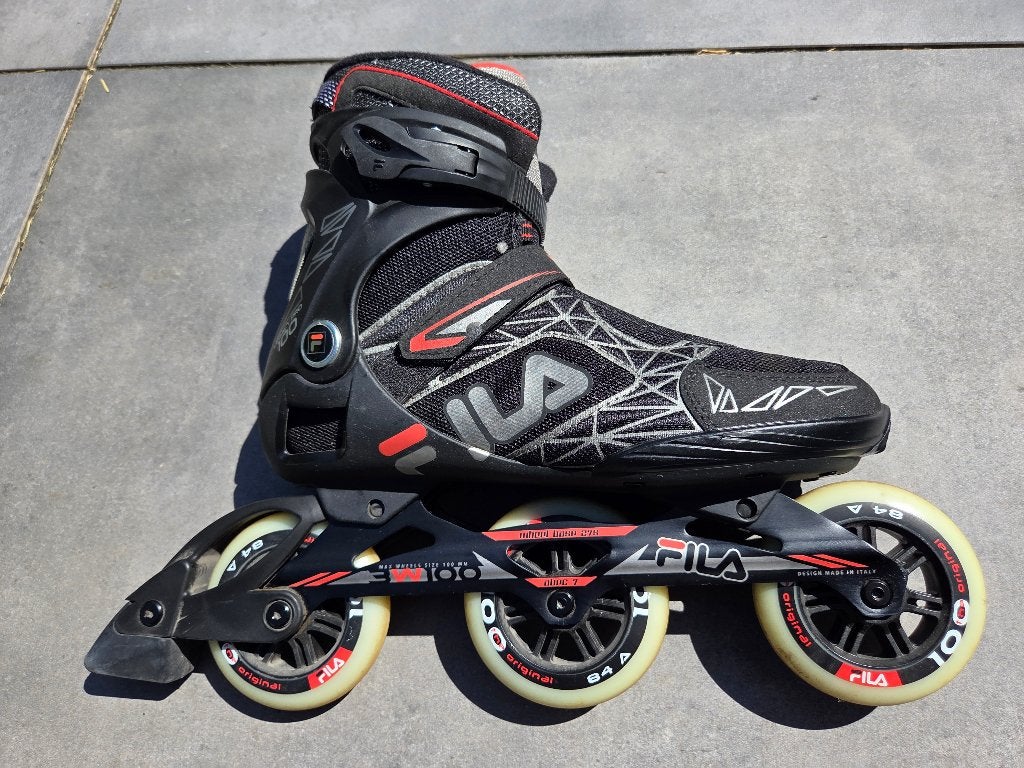 Fila Legacy Pro 100 inline skates mt 44 in uitstekende staat, Heren, Overige typen, Zo goed als nieuw, Ophalen