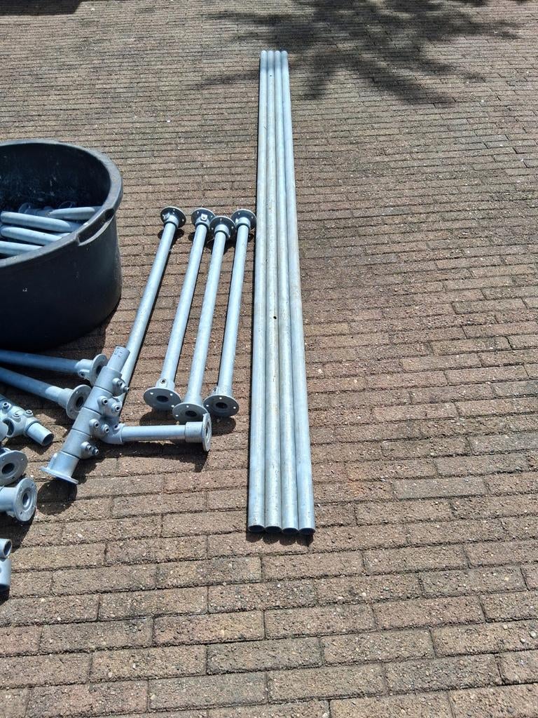 Stelling buizen met toebehoor voor het verlengen, Doe-het-zelf en Verbouw, Steigers, Ophalen of Verzenden, Overige typen, Minder dan 2 meter