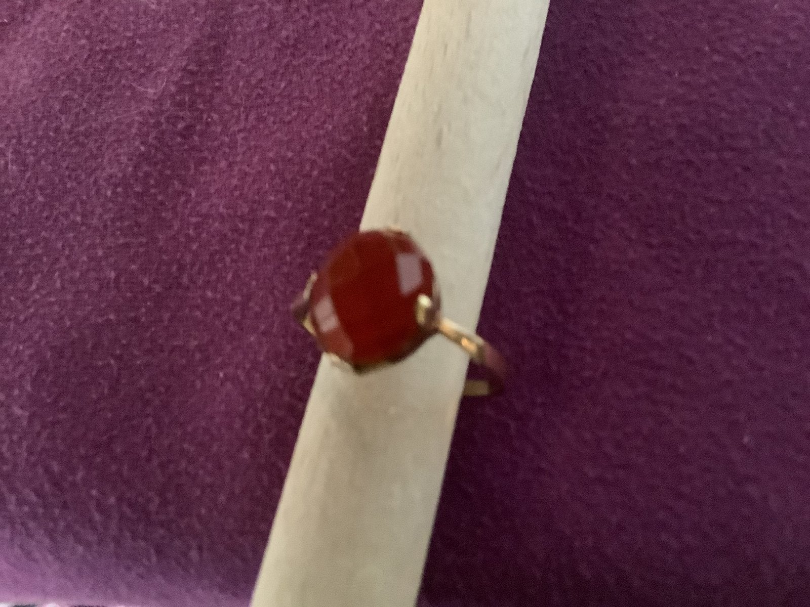 Mooie vintage 14 kr Gouden dames ring ,Carneool edelsteen., Sieraden, Tassen en Uiterlijk, Ringen, Verzenden, Zo goed als nieuw