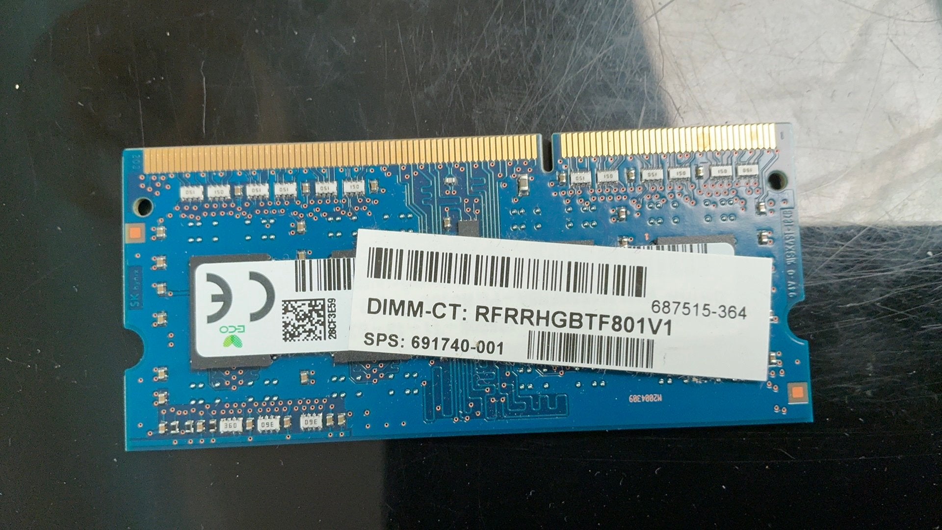 SK Hynix 4GB DDR3L 1600MHz sodimm geheugen laptops, Computers en Software, RAM geheugen, Ophalen of Verzenden, Zo goed als nieuw