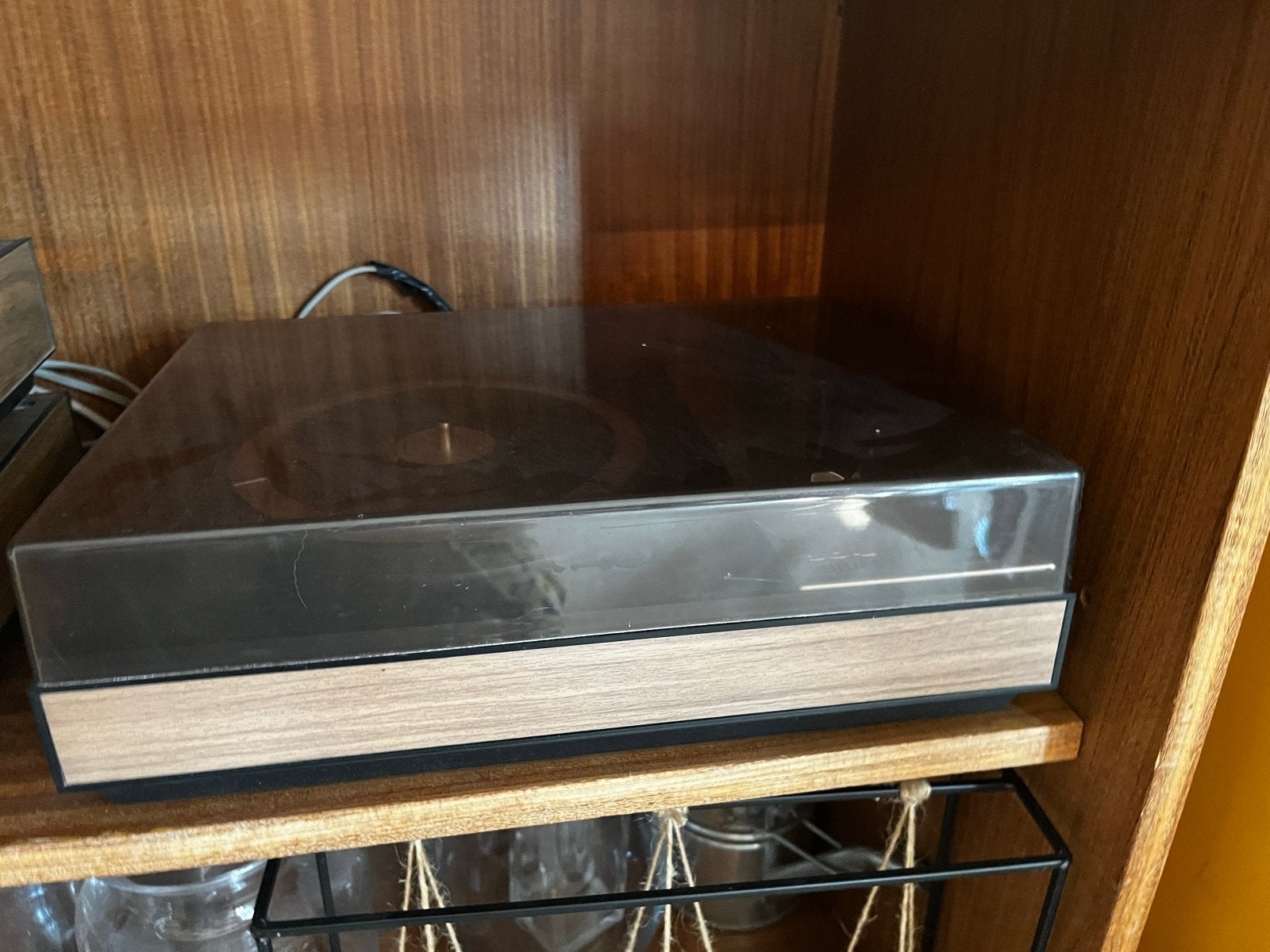 Vintage Philips Platenspeler 204 met RH 580 Stereo Set, Ophalen, Gebruikt, Platenspeler, Philips