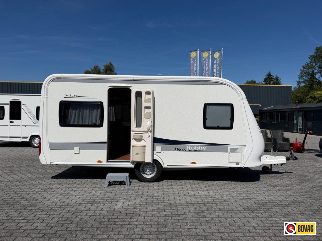 Hobby De Luxe 460 UFE Hele nette staat!, Ringverwarming, Rondzit, Hobby, Bedrijf