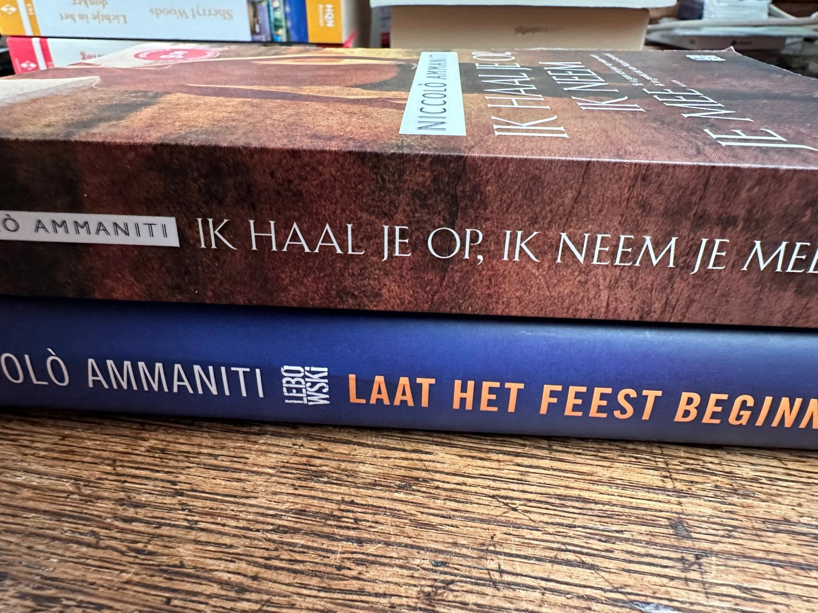 Niccolò Ammaniti: 2 titels, Ophalen of Verzenden, Zo goed als nieuw