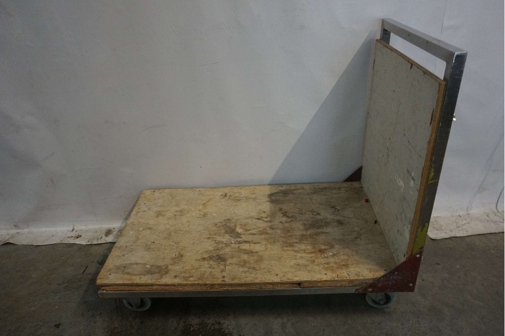 Plateauwagen transportkar transportwagen, Gebruikt, Transportkar, Niet ingevuld, Ophalen