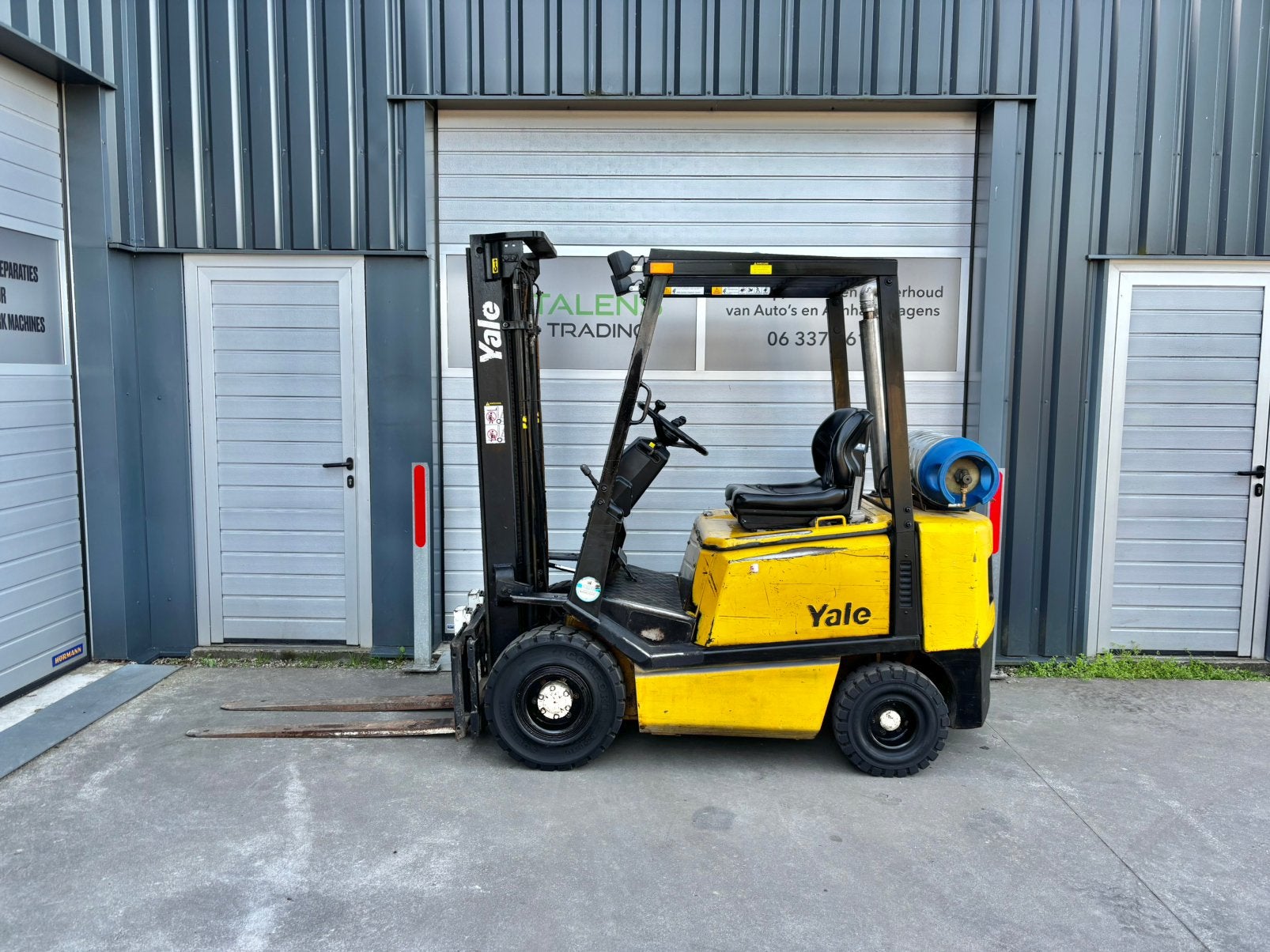 Yale TFG20 LPG Heftruck Duplomast Sideshift Werkverlichting, 1000 tot 2000 kg, Ophalen of Verzenden, LPG, Heftruck