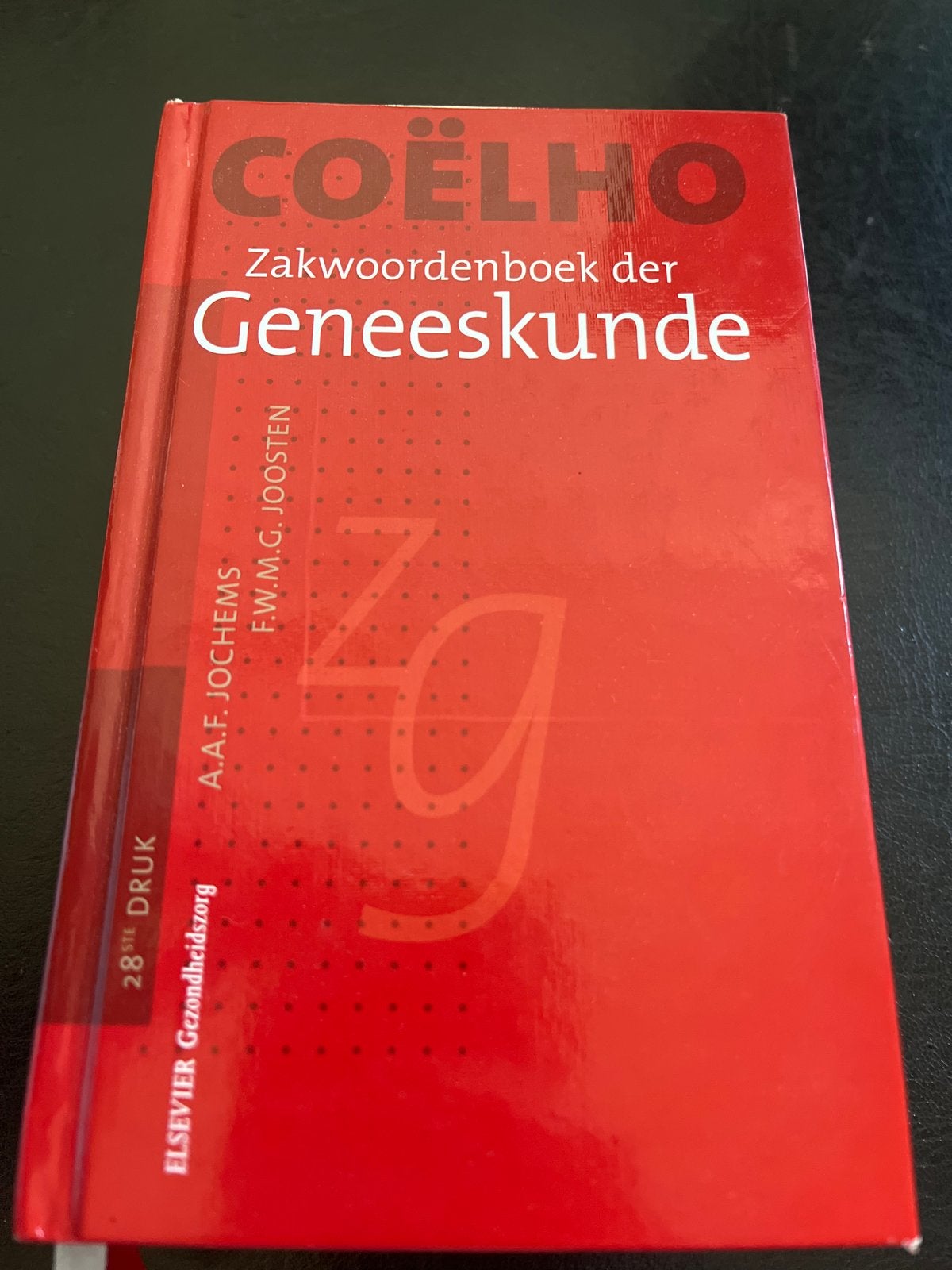 Coëlho Zakwoordenboek der Geneeskunde - 28e druk, Ophalen, Zo goed als nieuw, Overige uitgevers, Nederlands