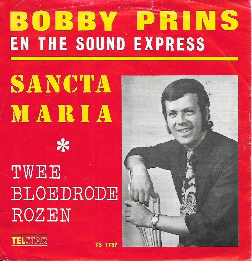 Bobby Prins - Sancta Maria (Telstar), Cd's en Dvd's, Vinyl Singles, Ophalen of Verzenden, Gebruikt, 7 inch, Nederlandstalig