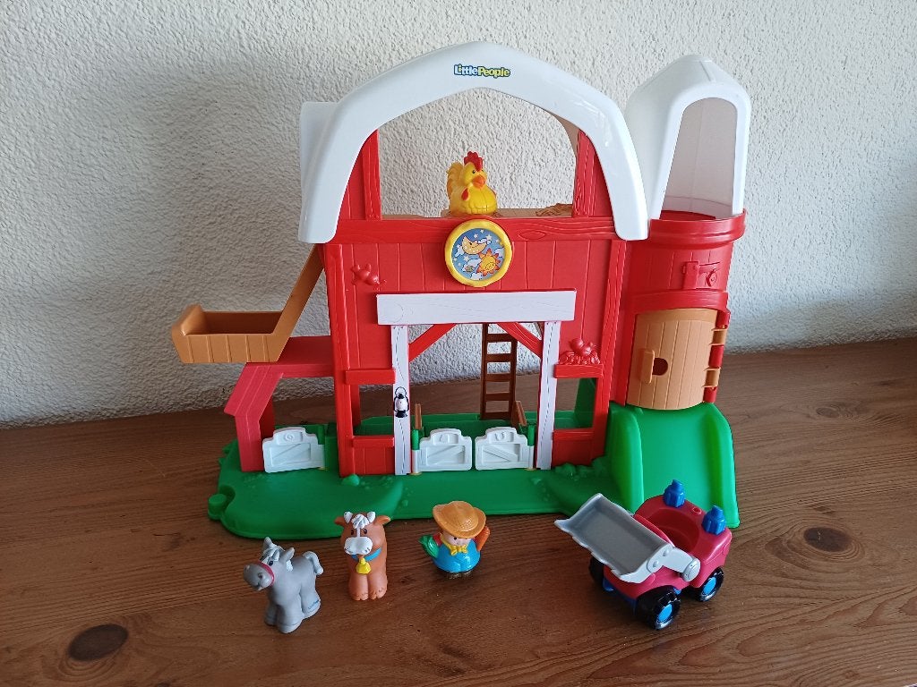 Fisher Price Little People grote boerderij, boer + dieren   , Kinderen en Baby's, Speelgoed | Fisher-Price, Ophalen of Verzenden