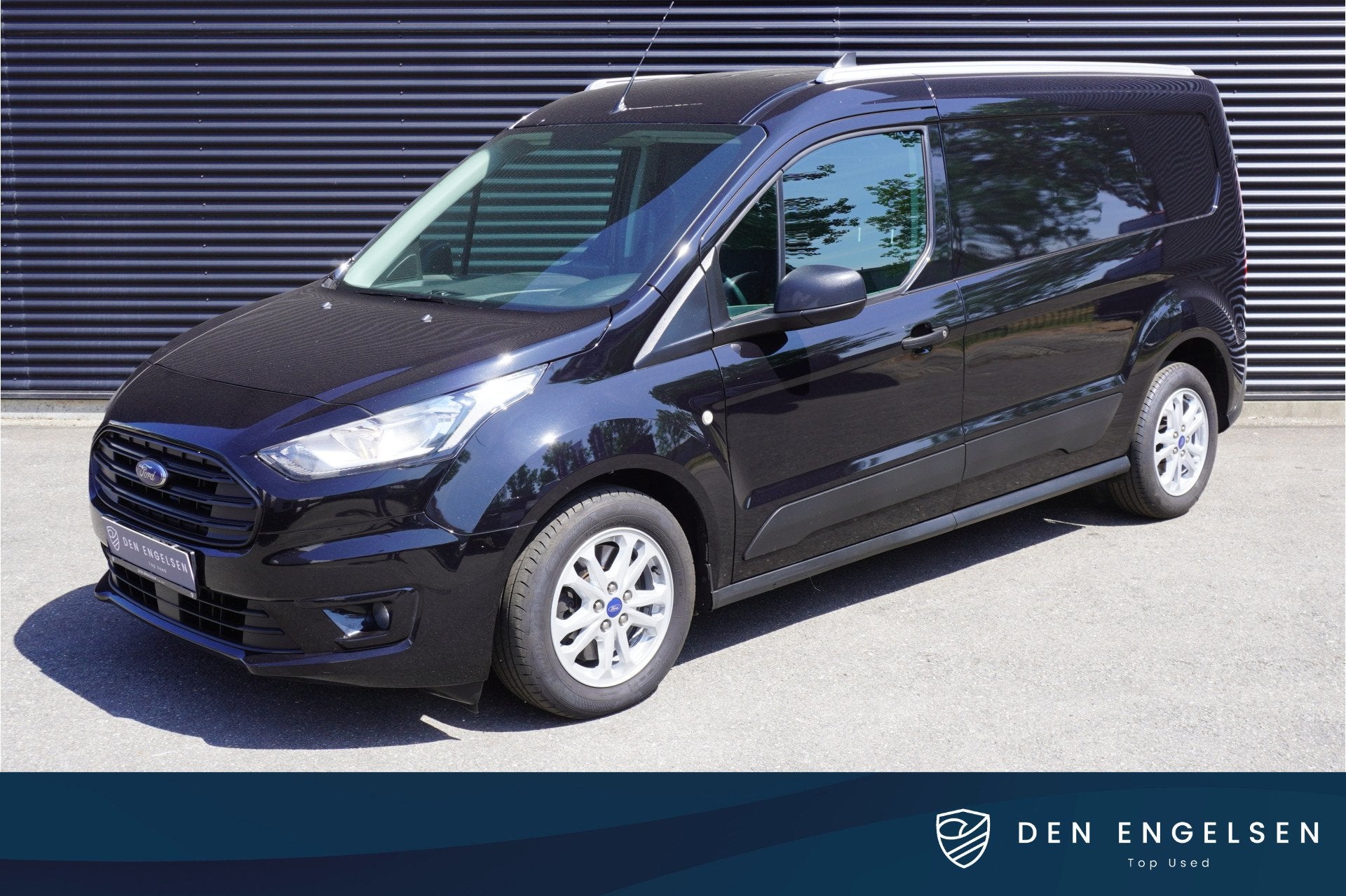 Ford Transit Connect L2 120pk Automaat Apple Carplay 16" Vel, Auto's, Bestelauto's, Gebruikt, 4 cilinders, Zwart, Bedrijf