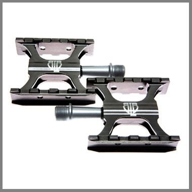 BLB - Brick Lane Bikes - Track pedalen, gun metal grijs, Crankstel of Pedalen, Nieuw, Ophalen of Verzenden, BLB